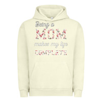 Pigment Pistachio Being A Mom Makes My Life Complete For dark Urban Hoodie - Bettercallsaul