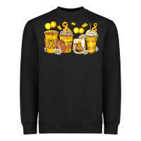 Black childhood cancer coffee cups Heavyweight Sweatshirt - Zillion Design Studio