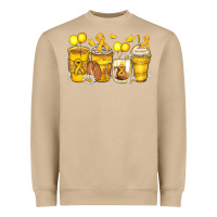 Mushroom childhood cancer coffee cups Heavyweight Sweatshirt - Zillion Design Studio