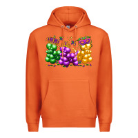 Carrot mardi gras bead dogs Premium Hoodie - LillyAllenDesigns