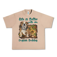 Burro life is better with a english bulldog Urban Heavy Tee - BarkalooDesign
