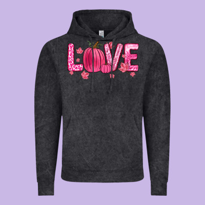 Love Breast Cancer Vintage Hoodie Designed By Zillion Design Studio