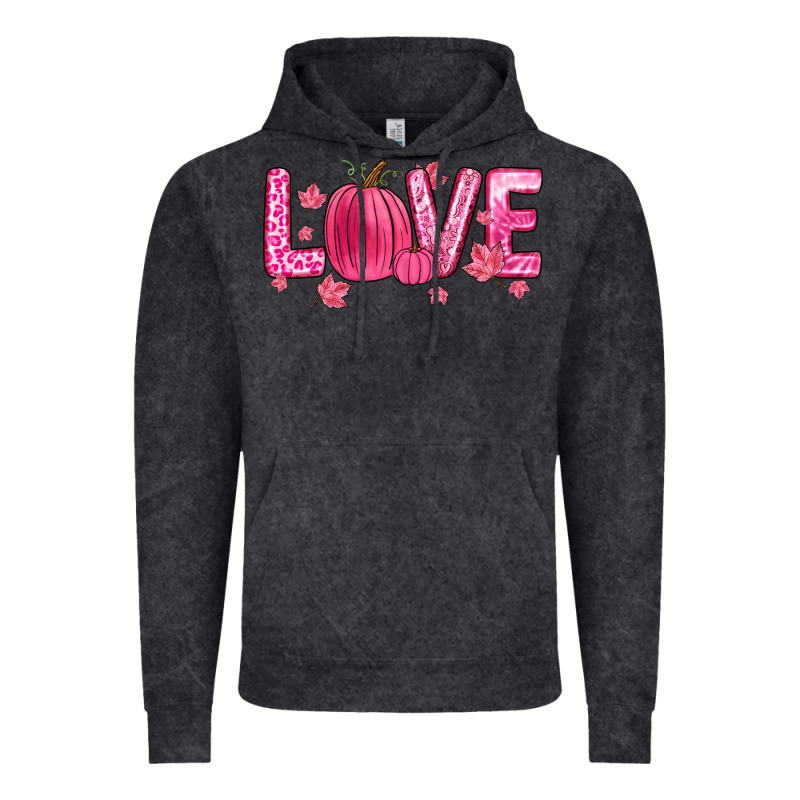 Love Breast Cancer Vintage Hoodie by Zillion Design Studio | Teevron