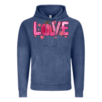 Vintage Denim love breast cancer Vintage Hoodie - Zillion Design Studio