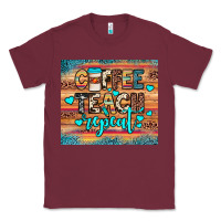 Burgundy coffee teach repeat Classic Tee - JahusDesignShop