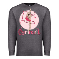 Charcoal Heather gymnast Premium Sweatshirt - MaliasSmallBusiness