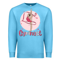 Ocean Blue gymnast Premium Sweatshirt - MaliasSmallBusiness