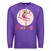 Purple gymnast Premium Sweatshirt - MaliasSmallBusiness