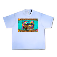 Grape Ice hippie van floral skinny metal can holder Urban Heavy Tee - HRA Design Shop