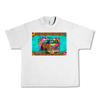Lunar Rock hippie van floral skinny metal can holder Urban Heavy Tee - HRA Design Shop