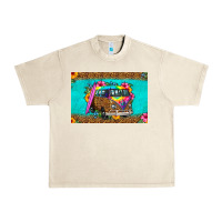 Sandshell hippie van floral skinny metal can holder Urban Heavy Tee - HRA Design Shop