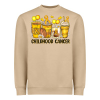 Mushroom childhood cancer coffee cups Heavyweight Sweatshirt - Zillion Design Studio