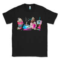 Black hair stylist coffee cup Classic Tee - AdoDesignShop