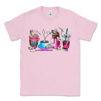 Bubblegum Pink hair stylist coffee cup Classic Tee - AdoDesignShop