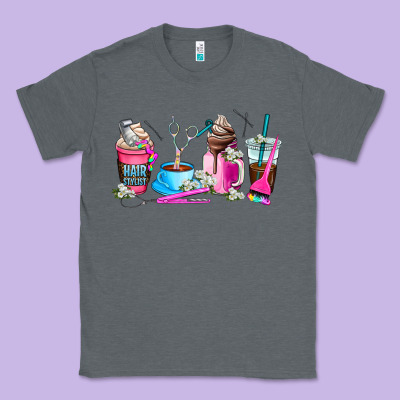 Hair Stylist Coffee Cup Classic Tee Designed By Adodesignshop