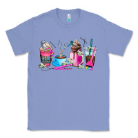 Colony Blue hair stylist coffee cup Classic Tee - AdoDesignShop