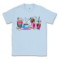 Dusty Blue hair stylist coffee cup Classic Tee - AdoDesignShop