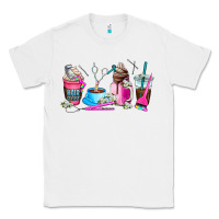 White hair stylist coffee cup Classic Tee - AdoDesignShop