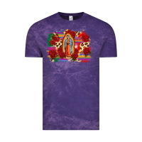 Cloud Purple Our Lady of Guadalupe Vintage Tee - CTS Tumbler Store