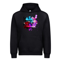 Black Be a Flamingo in a Flock of Pigeons Urban Hoodie - Bettercallsaul