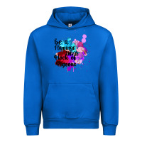 Cobalt Be a Flamingo in a Flock of Pigeons Urban Hoodie - Bettercallsaul