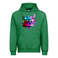 Emerald Be a Flamingo in a Flock of Pigeons Urban Hoodie - Bettercallsaul