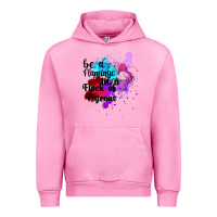 Fuchsia Pink Be a Flamingo in a Flock of Pigeons Urban Hoodie - Bettercallsaul