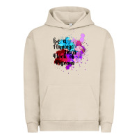 Pigment French Oak Be a Flamingo in a Flock of Pigeons Urban Hoodie - Bettercallsaul