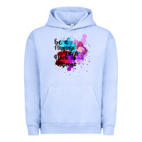 Pigment Grape Ice Be a Flamingo in a Flock of Pigeons Urban Hoodie - Bettercallsaul