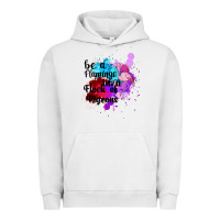 Pigment Lunar Rock Be a Flamingo in a Flock of Pigeons Urban Hoodie - Bettercallsaul