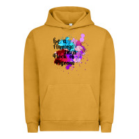 Pigment Peanut Butter Be a Flamingo in a Flock of Pigeons Urban Hoodie - Bettercallsaul