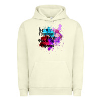 Pigment Pistachio Be a Flamingo in a Flock of Pigeons Urban Hoodie - Bettercallsaul