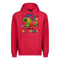 Cardinal celebrate neurodiversity Premium Hoodie - LillyAllenDesigns