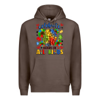 Coffee celebrate neurodiversity Premium Hoodie - LillyAllenDesigns