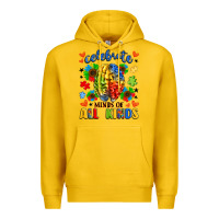 Lemon celebrate neurodiversity Premium Hoodie - LillyAllenDesigns