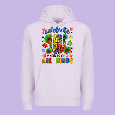 Celebrate Neurodiversity Premium Hoodie Designed By Lillyallendesigns