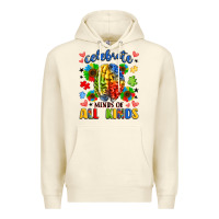 Sandshell celebrate neurodiversity Premium Hoodie - LillyAllenDesigns