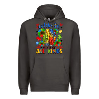 Smoke celebrate neurodiversity Premium Hoodie - LillyAllenDesigns