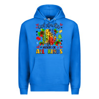 True Royal celebrate neurodiversity Premium Hoodie - LillyAllenDesigns
