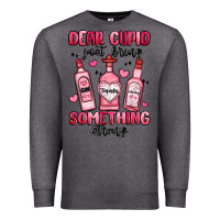 Charcoal Heather dear cupid just bring something strong Premium Sweatshirt - MaliasSmallBusiness