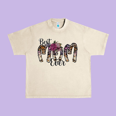 Best Mom Ever Urban Heavy Tee Designed By Sublimationcraftshop
