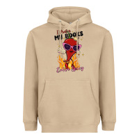 Mushroom i prefer my books extra spicy Heavyweight Hoodie - MaliasSmallBusiness