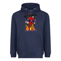 Navy i prefer my books extra spicy Heavyweight Hoodie - MaliasSmallBusiness