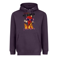 Plum i prefer my books extra spicy Heavyweight Hoodie - MaliasSmallBusiness