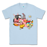 Dusty Blue easter excavator Classic Tee - AdoDesignShop