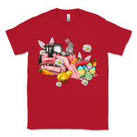 Red easter excavator Classic Tee - AdoDesignShop