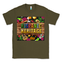 Army Green hispanic heritage tumbler Classic Tee - BundleAndBundleShop