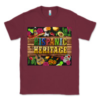 Burgundy hispanic heritage tumbler Classic Tee - BundleAndBundleShop