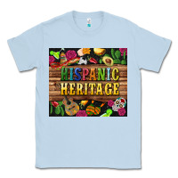 Dusty Blue hispanic heritage tumbler Classic Tee - BundleAndBundleShop
