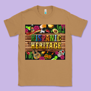 Hispanic Heritage Tumbler Classic Tee Designed By Bundleandbundleshop